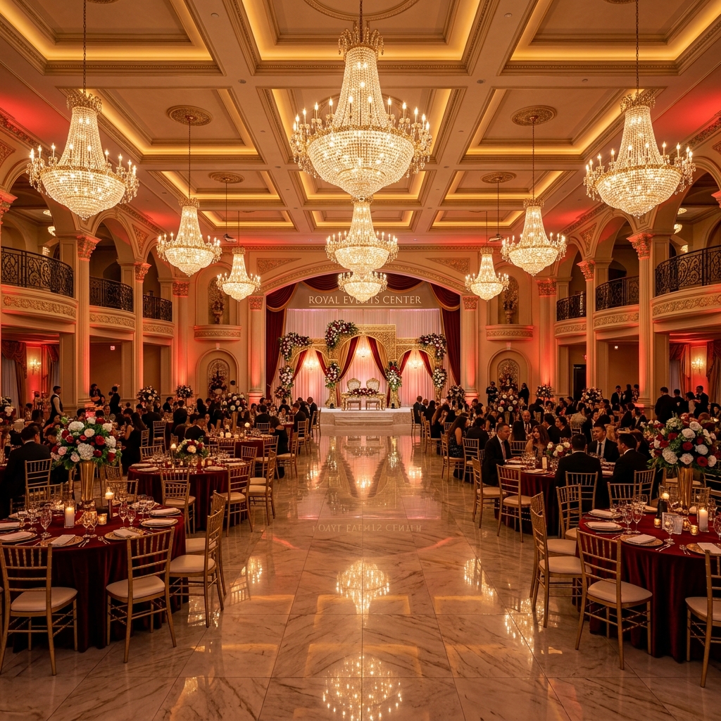 Royal Event Center Interior Setup